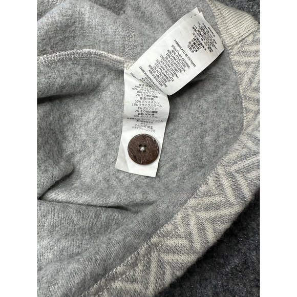 Prana Lucia Wool Blend Mock Neck Sweater Size Small Gray - Picture 12 of 12